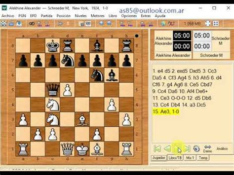 Alekhine Alexander Aleksandrovich chess game 245 - YouTube