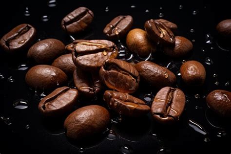 Premium AI Image | Savoring the Aroma Isolated Roasted Coffee Beans in 32 Ratio