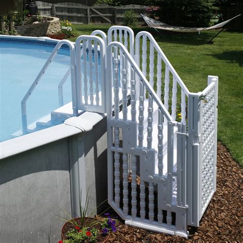 Easy Pool Step Entry System w/ Gate – Blue Wave Products