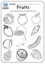 Vocabulary Coloring Book – English Created Resources sketch template