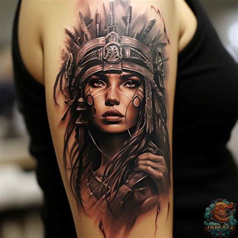 A Symbol of Strength: The Fascinating Meaning Behind the Female Warrior Tattoo – 40 Designs ...