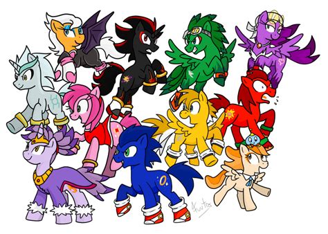 My Little Pony: SONIC TEAM! by Fuutachimaru on deviantART | Pony, Sonic, My little pony