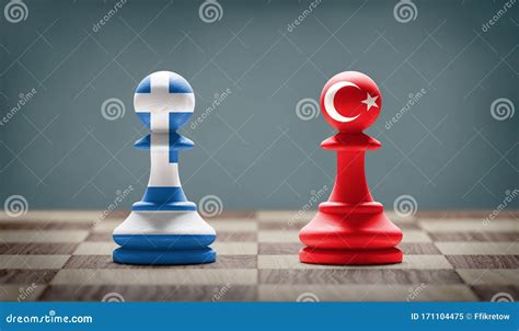 Greece and Turkey Conflict. 3D Illustration Stock Illustration ...