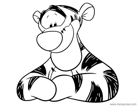 Tigger Coloring Pages (7) | Disneyclips.com