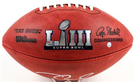 Tom Brady Signed Official Super Bowl LIII Game Ball (Tristar Hologram ...