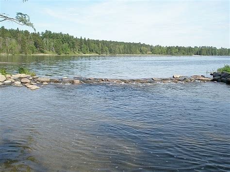 The start of the Mississippi River off of Lake Itasca in Minnesota ...