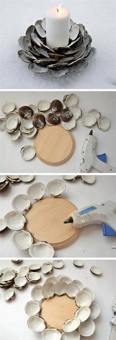 40 Easy DIY Seashell Art and Crafts Ideas - Cartoon District