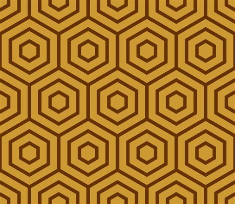 MUSTARD SEAMLESS VECTOR BACKGROUND WITH BEIGE HEXAGONS 13274221 Vector ...