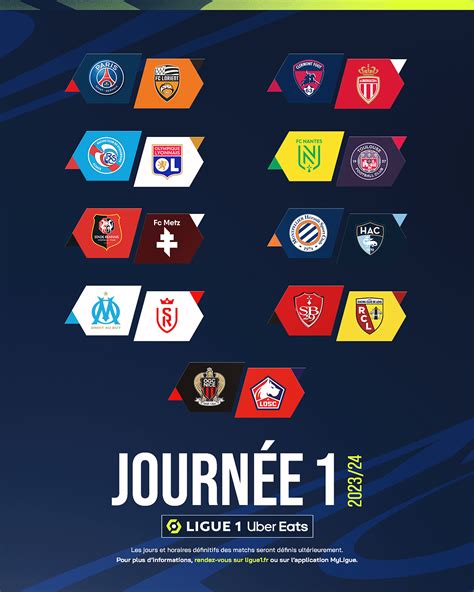 Football Ligue 1 - Calendrier : la Ligue 1 débutera avec PSG-Lorient et ...