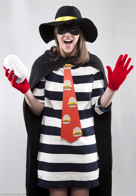 Homemade Halloween: The Hamburgler on What I Wore