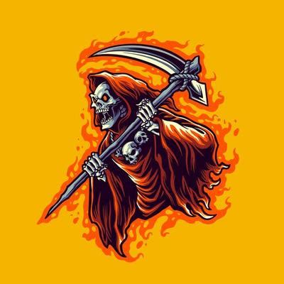 Grim Reaper Vector Art, Icons, and Graphics for Free Download