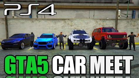 GTA 5 ONLINE PS4 | CAR MEET | SUV CAR ONLY - YouTube