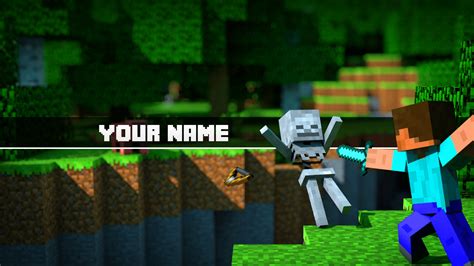 Minecraft 2560X1440 Channel Art