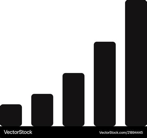 Signal bars icon Royalty Free Vector Image - VectorStock