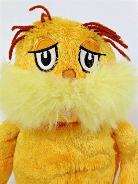 Lorax Dr Seuss Plush Stuffed Animal Kohls Cares for Kids 17" Yellow Toy #KohlsCaresForKids ...