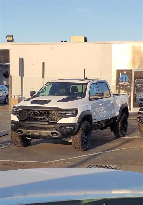 White Ram TRX at the dealer 🤤 : ram_trucks