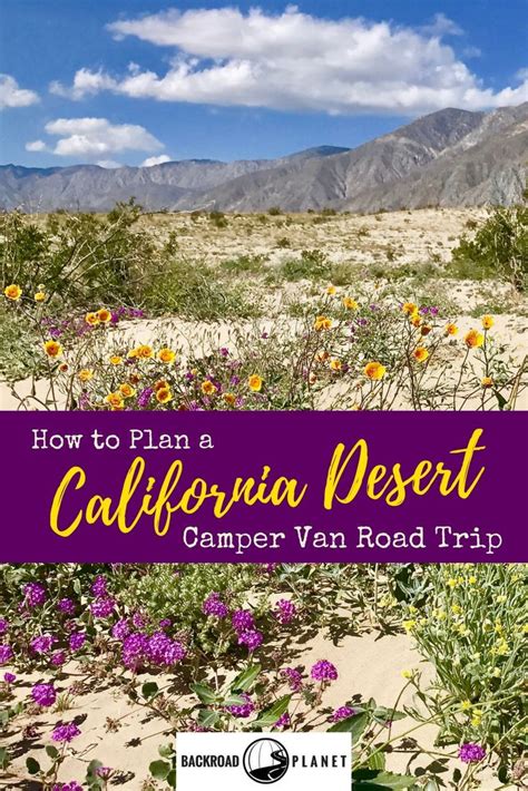 How to Plan a California Desert Camper Van Road Trip | California travel road trips, California ...