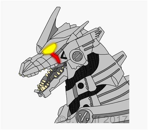 Mecha King Ghidorah Drawing - Draw King Ghidorah Easy, HD Png Download ...