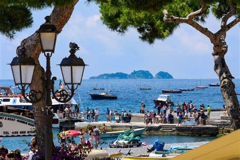 Boat Tours in Positano editorial stock photo. Image of tourists - 85063133