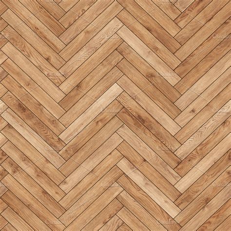 Seamless wood parquet texture (herringbone light brown) | Custom-Designed Textures ~ Creative Market