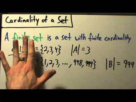 Intermediate Algebra - Cardinality of Sets - Two Examples - YouTube