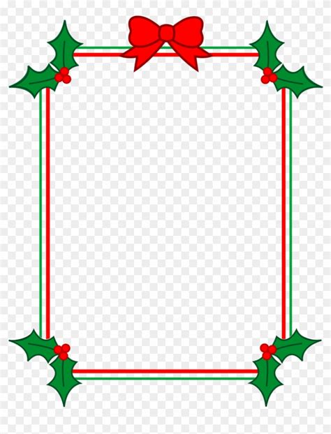 Printable Christmas Clipart Borders