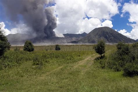 Mount Bromo Volcano Eruption Stock Image - Image of asian, exciting: 165198983