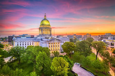 Madison, Wisconsin, USA State Capitol Building – Citizens Utility Board