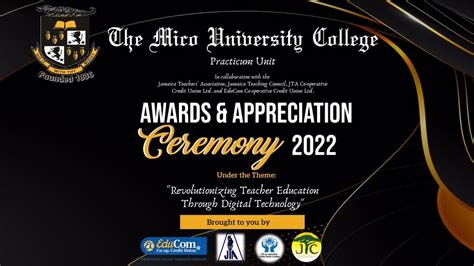 The Mico University College - Practicum Unit | Awards & Appreciation ...