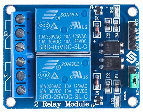 2 Channel 5V Relay Module - Wiki