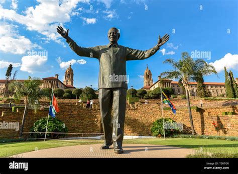 The Statue of Nelson Mandela at the Union Buildings, Pretoria, South ...