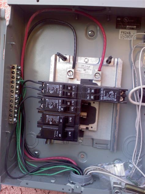 Sub Panel Wiring Diagram Garage