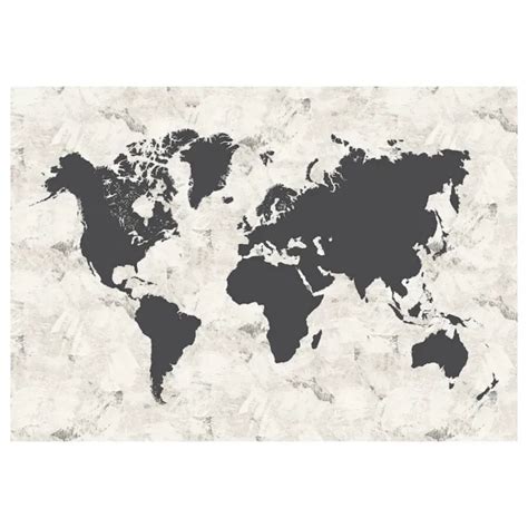 IKEA BJORKSTA WORLD Map Large picture canvas 200 x 140cm NEW £45.99 ...