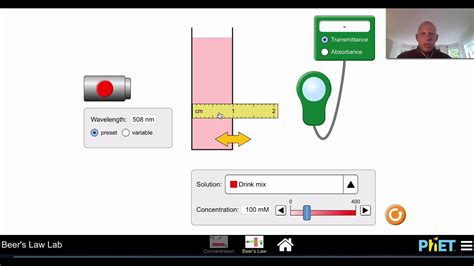 Beer's Law Simulation Tutorial - YouTube