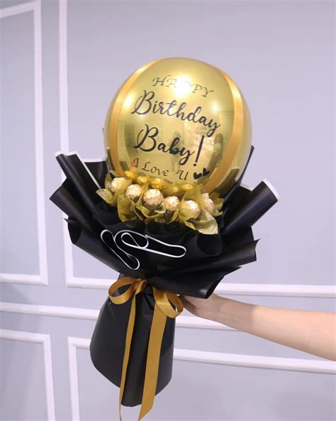 Balloon Bouquet (Chocolate) - Wish Flowers