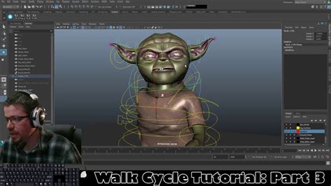 Maya: Walk Cycle Tutorial - Part 3 - YouTube