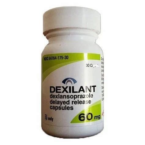 Dexilant Dexlansoprazole Capsules, 60 mg at Rs 500/bottle in Nagpur | ID: 2850386001930