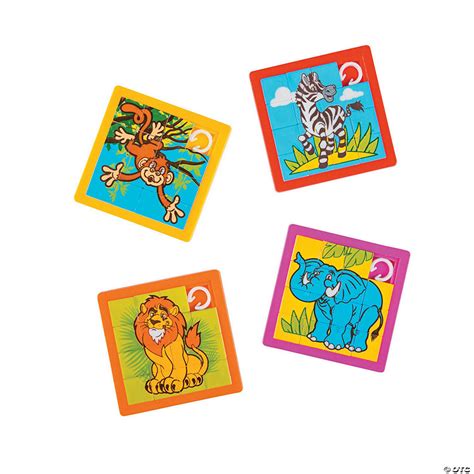 Zoo Animal Slide Puzzles | Oriental Trading