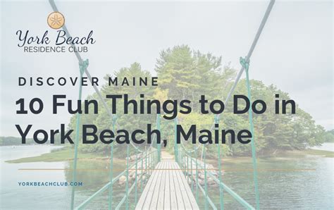 10 Fun Things to Do in York Beach, Maine | York Beach Residence Club