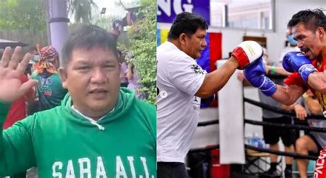 Boxing trainer ni Manny Pacquiao, suportado si Sara Duterte-Balita