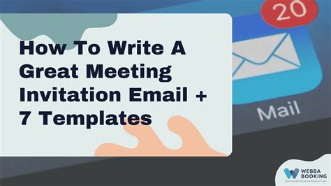 How To Write A Great Meeting Invitation Email + 7 Templates