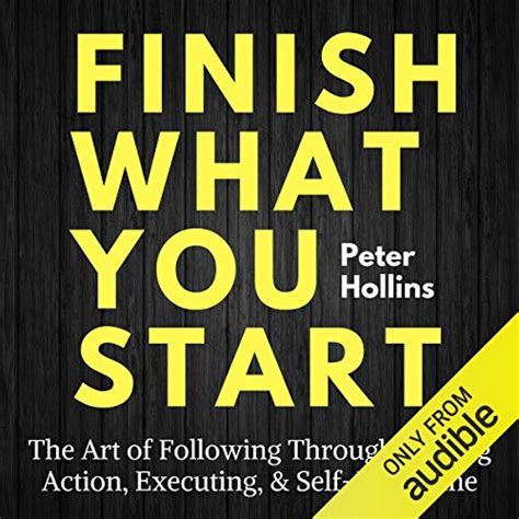 Finish What You Start Audiobook | Free with trial