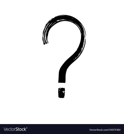 Question mark icon on white background Royalty Free Vector