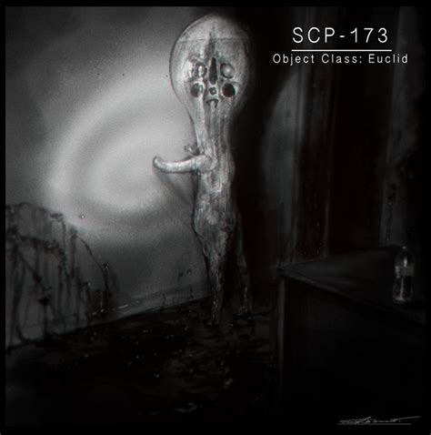 SCP-173 by cinemamind | Scp, Horror art, Creepy art