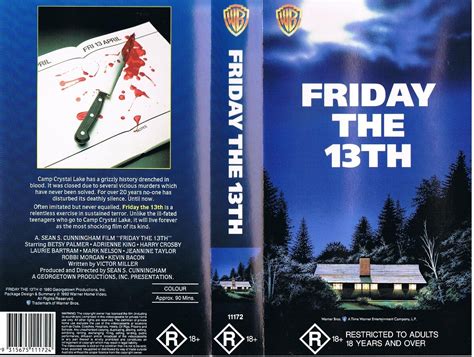 Australian VHS Covers: FRIDAY THE 13TH VHS COLLECTION