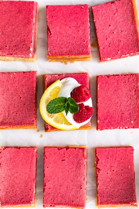 Lemon Raspberry Bars Recipe - The Cookie Rookie® (VIDEO!!)