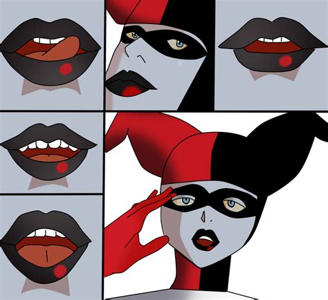 Harley Quinn's lips and face by Liplover6930 on DeviantArt