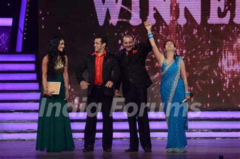 Winning moment at Grand Finale of Bigg Boss Season 5 Media