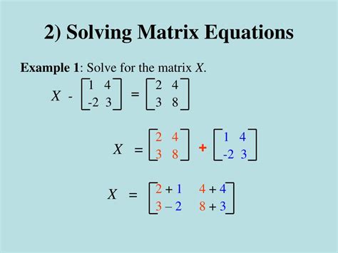 PPT - 4.2 Adding and Subtracting Matrices PowerPoint Presentation, free download - ID:1449355