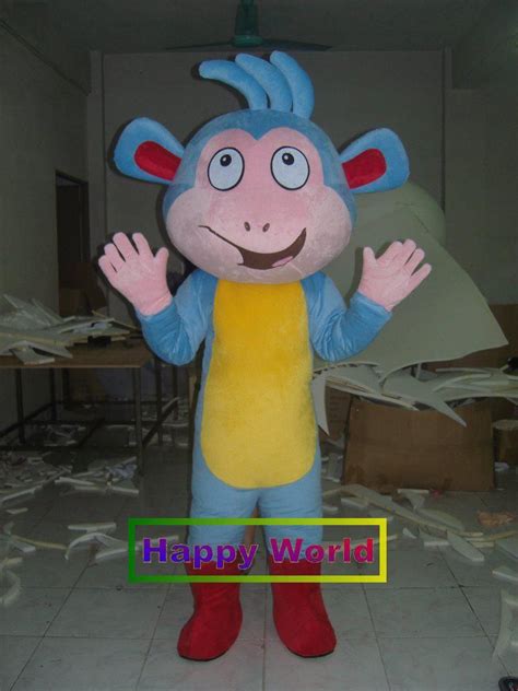 Adult Dora Boots Mascot Costume Halloween Cosplay Character Suits For ...